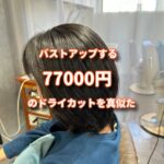 77000円もするカットを真似してやってみた！