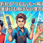 「つむじ」も一瞬で消える！3億円の価値にも負けない僕の秘密兵器