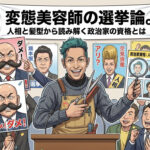 変態美容師の選挙論。人相と髪型から読み解く政治家の資格とは